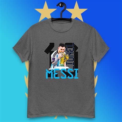 Lionel Messi Argentina Shirt Champion Argentina World Cup - Etsy