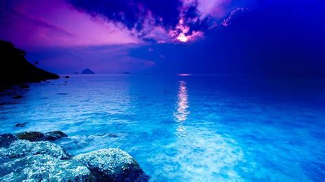 Blue Ocean Sunset Wallpapers - Top Free Blue Ocean Sunset Backgrounds - WallpaperAccess