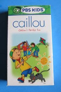 CAILLOU ~ CAILLOU'S FAMILY FUN ~ VHS, 2005 ~ PBS KIDS ~ SLIPSLEEVE ~ 1 ...