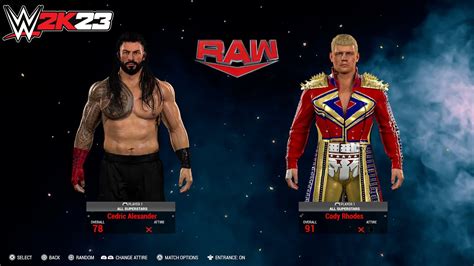 WWE 2K23 - FULL Roster 190 Superstars + Over 50 alt. Attires! PS5 ...