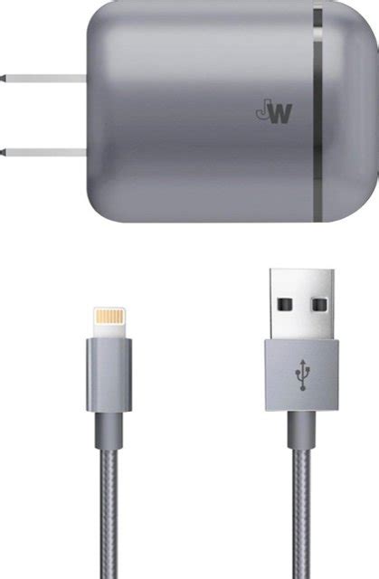 Just Wireless Lightning Wall Charger Gray 13104 - Best Buy