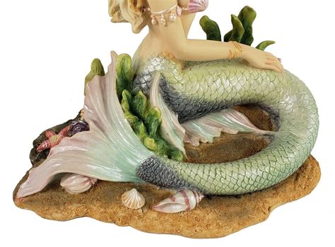 6" Veronese Design Enchanted Song Mermaid Nautical Fantasy Hand Painted Statue | eBay