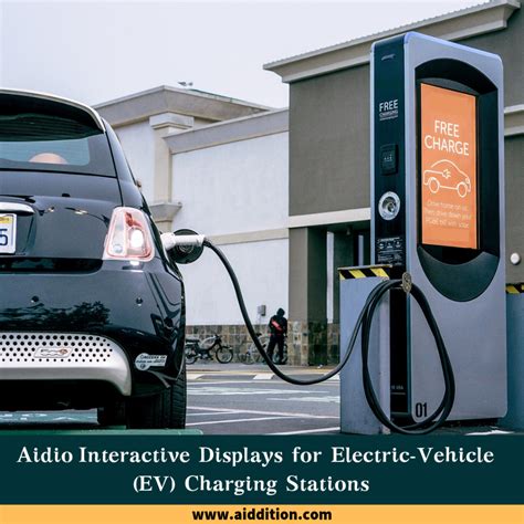 Interactive Displays for Electric Vehicle (EV) Charging Stations