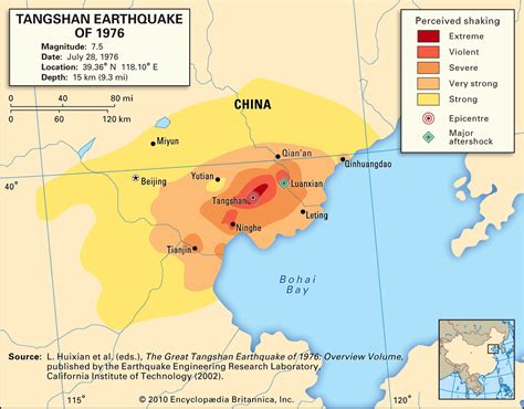 Tangshan earthquake of 1976 | Magnitude, Deaths, Damage, & Facts | Britannica