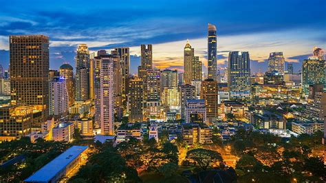 HD wallpaper: bangkok, cityscape, thailand, skyline, metropolis, landmark | Wallpaper Flare