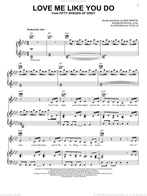 Love Me Like You Do Chords Piano - Smithcoreview