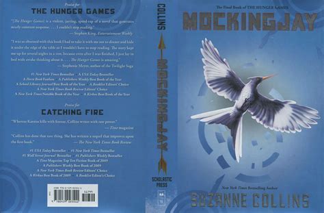 Mockingjay book cover front & back - miniature book | Hunger games book ...