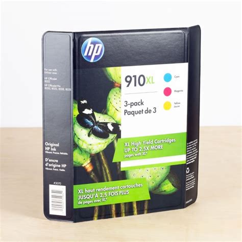 OEM HP 910XL HY Color Ink Cartridge 3-Pack 3YM86BN - LD Products