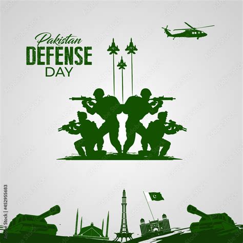 Pakistan defense day. Celebration concept. September 6.Template for ...