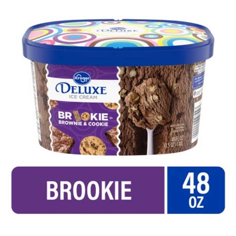 Kroger® Deluxe Brookie Ice Cream, 48 fl oz - Pick ‘n Save