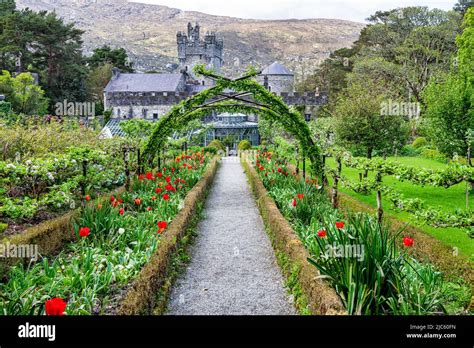 Glenveagh, Ireland- May 7, 2022: Spirng time at Glenveagh Castle ...