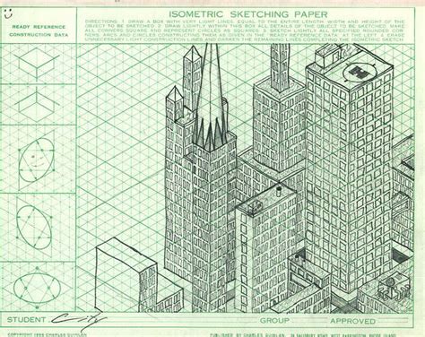 isometric city drawing | Isometric sketch, Isometric design, Isometric art