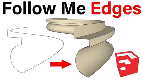 Follow Me Edges in SketchUp Sketchup Woodworking Plans, Sketchup Free ...