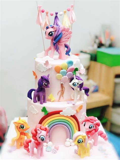 My Little Pony, Pony Squad Cake Topper, Personalised - Etsy