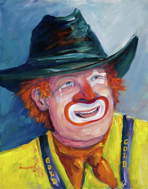 Rodeo Clown Painting by Bill Firquain - Fine Art America