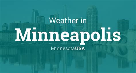 Weather for Minneapolis, Minnesota, USA