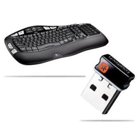 Logitech K350 Wireless Keyboard USB Unifying Receiver Black