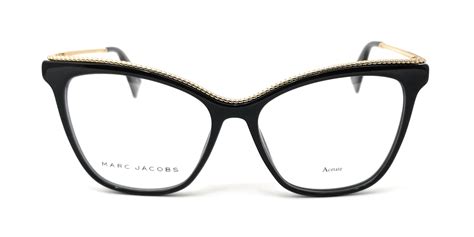 MARC JACOBS Eyeglasses MARC 166 807 Black Women 54x16x140 762753693600 ...