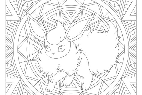 List Of Pokemon Coloring Pages Flareon