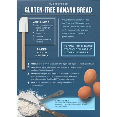 King Arthur Baking Banana Bread + Muffin Mix, Gluten Free (16 oz) - Instacart