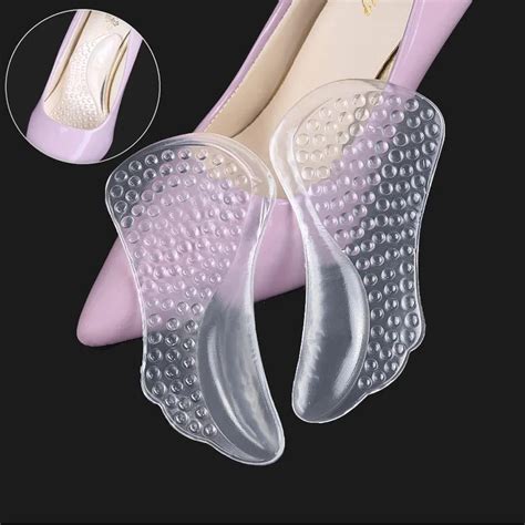 1Pair Arch Support for Flat Feet & Plantar Fasciitis, Gel Shoe Inserts Relieve Foot Pain for ...