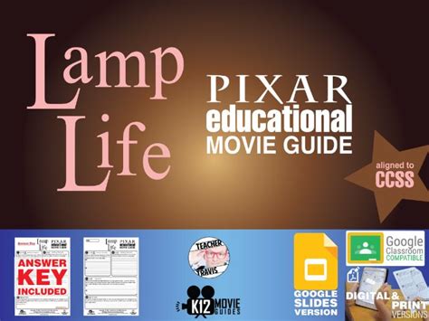 Lamp Life Pixar Short Video Guide (G - 2020) | Teaching Resources