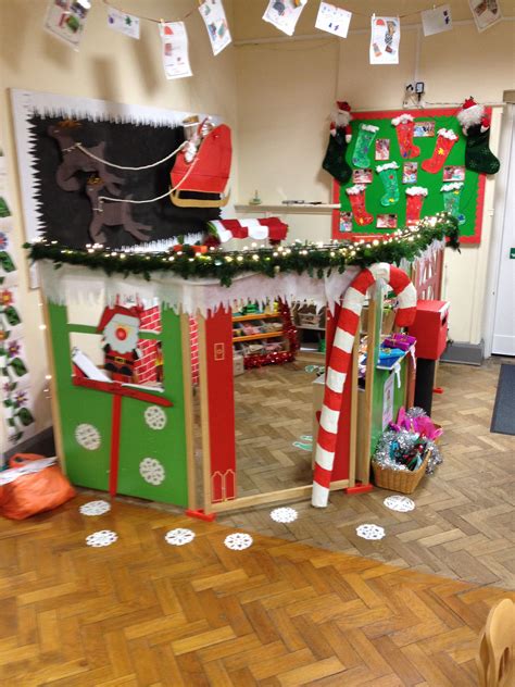 Santas workshop at nursery on the green!! | Christmas classroom ...