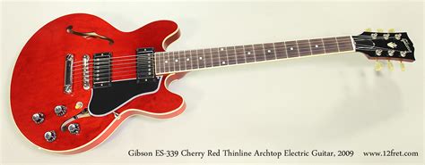 2009 Gibson ES-339 Cherry Red Thinline Archtop | www.12fret.com