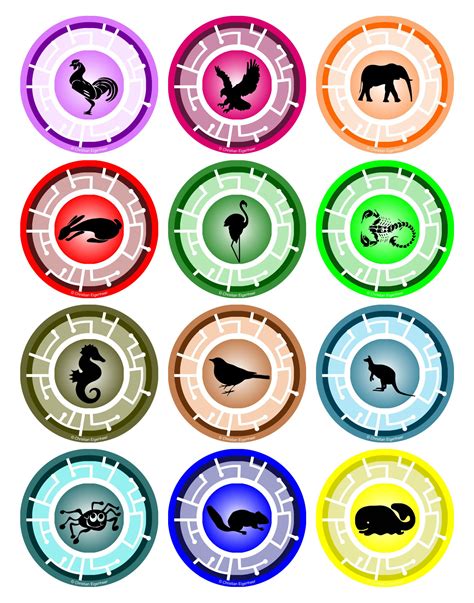 Printable Wild Kratts Creature Power Discs