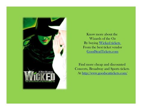 Wicked Tickets