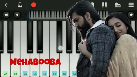 Mehabooba Song | KGF 2 | Easy Piano Tutorial Acordes - Chordify