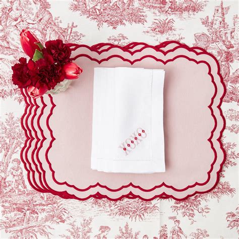 Valérie Pink Placemats (Set of 4)– Mrs. Alice