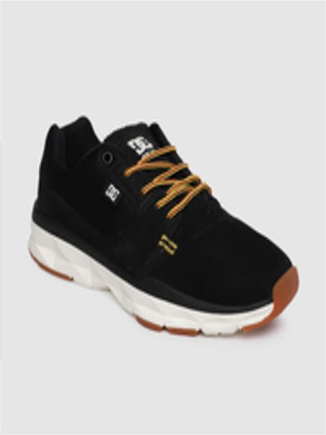 Buy DC Men Black Leather Sneakers - Casual Shoes for Men 8864877 | Myntra