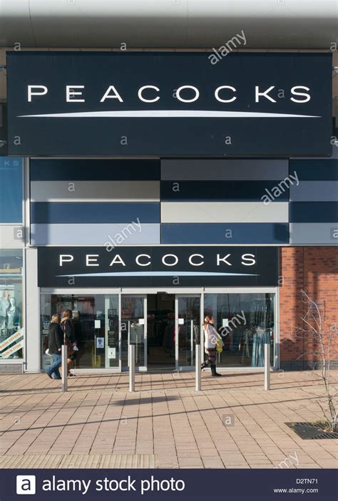 Peacocks shop front Washington Town centre Galleries shopping centre north east England UK Stock ...