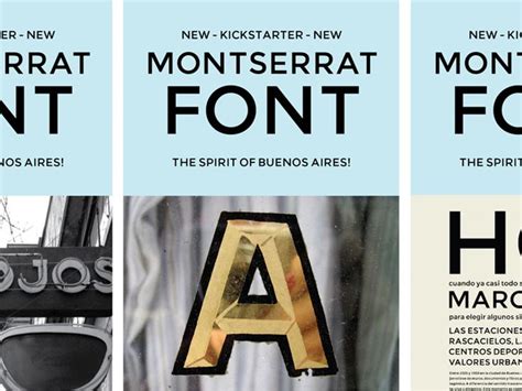 The Montserrat Typeface | Typeface, Montserrat, Montserrat font