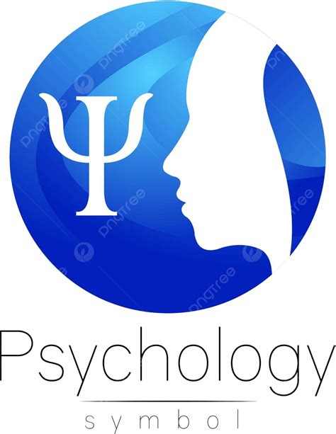 Modern Psychology Logo With Psi Symbol In Blue Vector, Psychiatrist ...