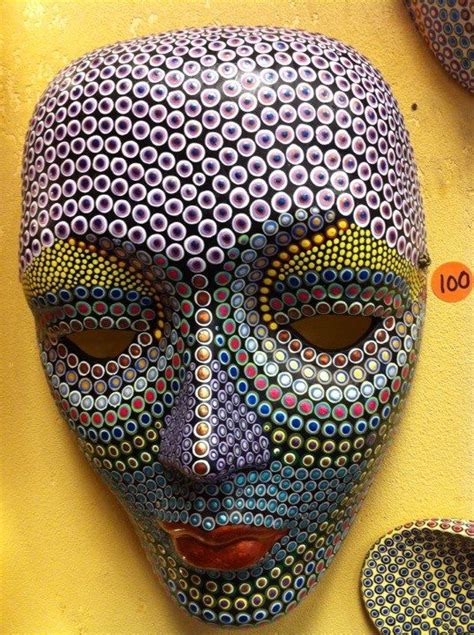 My art work...layered dots...ceramic face. Dot Painting, Dots Art ...