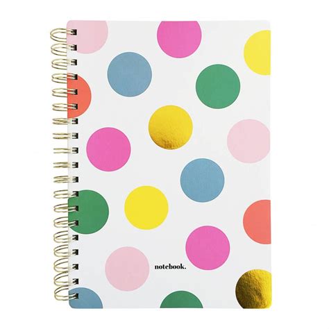 Colorful Dots Notebook | Cute Notebook | celiaBEE Dotted Notebook, Cute ...