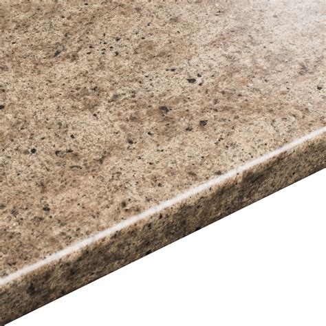 38mm B&Q Cappuccino Stone Textured Cappuccino Stone Effect Round Edge ...