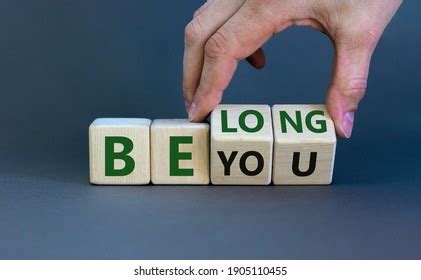 Be You Belong Symbol Businessman Hand Stock Photo 1905110455 | Shutterstock