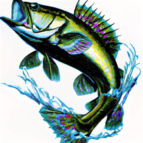 Bass Fish Logo Graphic · Creative Fabrica