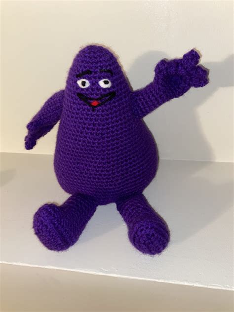 GRIMACE TOY - Nana's Crochet Shoppe