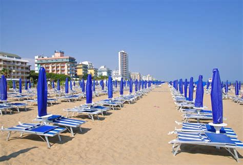 Lido Di Jesolo Beach,Adriatic,Italy Stock Photo - Image of adriatic ...