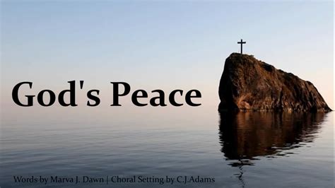 God's Peace | Come Away From Rush and Hurry | Beach Spring | Choir with Lyrics | Sunday 7pm ...