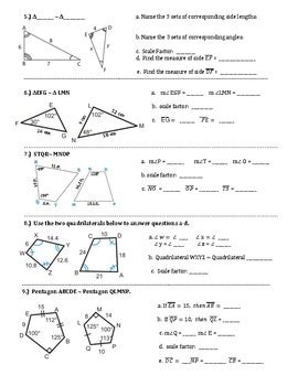 Similar figures Practice Worksheet by Math Maker | TpT