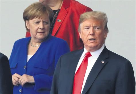 Trump, Merkel spar over defense, Russia ahead of NATO summit | Daily Sabah