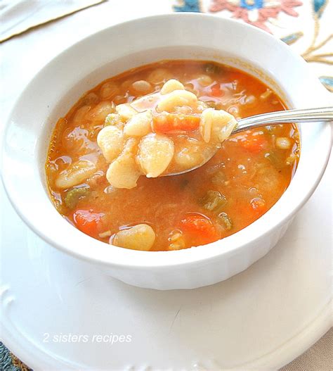 Baby Lima Bean Soup - 2 Sisters Recipes by Anna and Liz