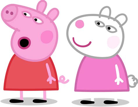 Peppa Pig Vector - Peppa Pig and Suzy Sheep by ThatUsualGuy06 on DeviantArt