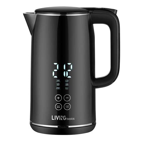 1.7L Smart Temp Digital Electric Kettle,1500W Hot Water Kettle With Temperature control, Cool ...