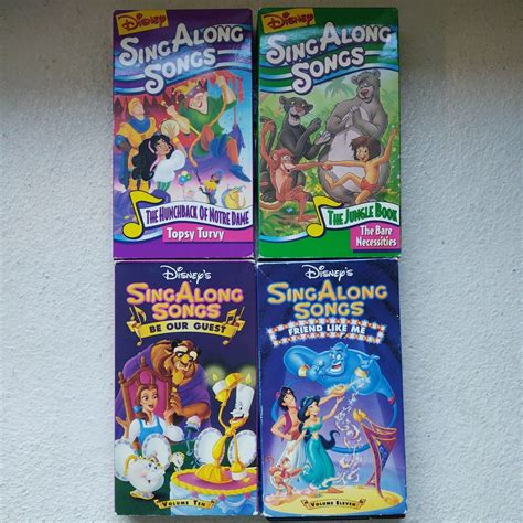 Disney sing along VHS Tapes - weeklybangalee.com